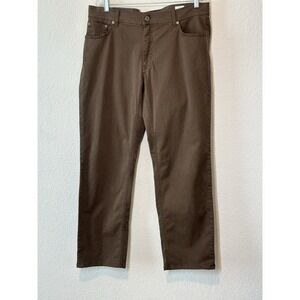 BRAX Pants Mens Size 36 X 34 Measures 36x29 Brown Cooper‎ Fancy Regular Fit